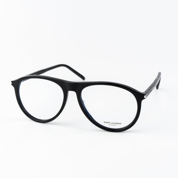 Saint Laurent Men Eyeglasses Black Pilot SL667OPT 001 BRAND NEW - Picture 4 of 12